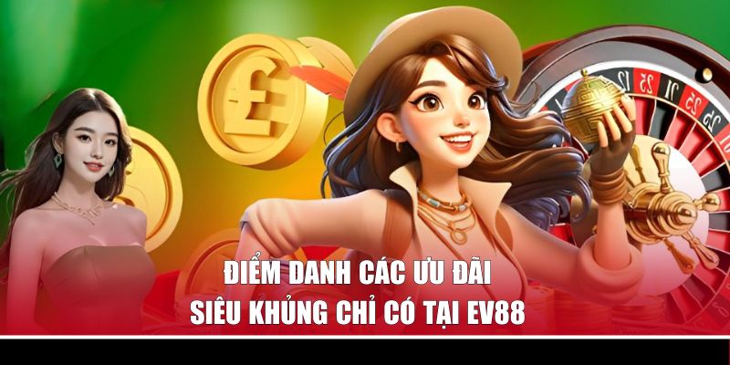 Điểm danh các ưu đãi siêu khủng chỉ có tại EV88