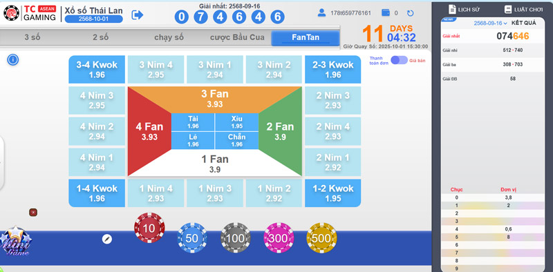Xổ số EV88 3 Xổ số TCG tích hợp nhiều sản phẩm tiện lợi cho người tham gia tha hồ giải trí